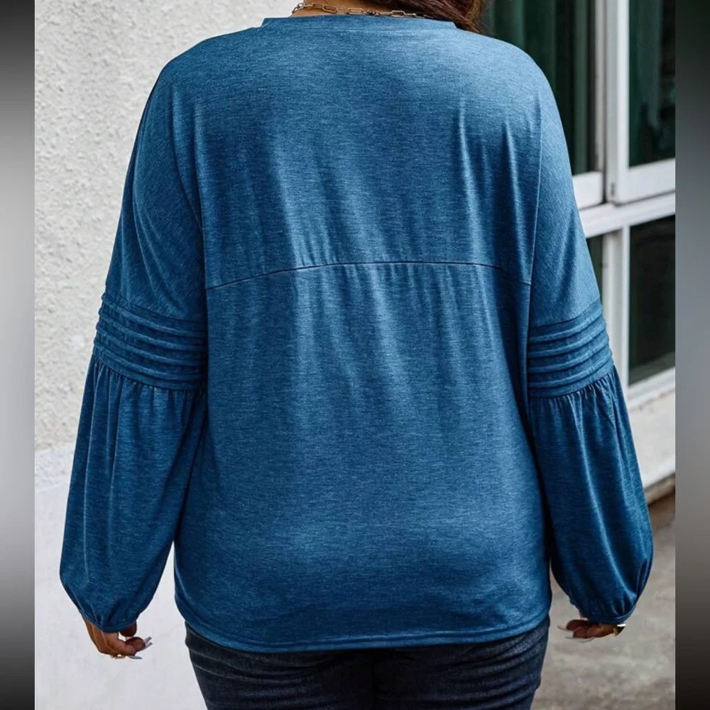 Boho bishop sleeve blouse_5